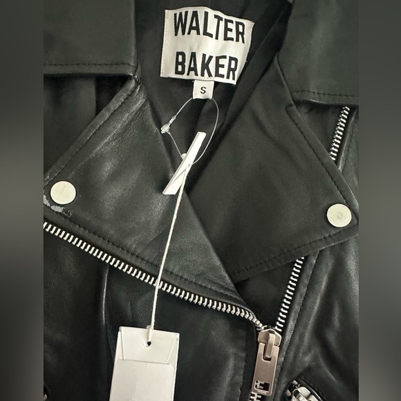 Walter Baker Allison Jacket, Black - Leather - Picture 4 of 6